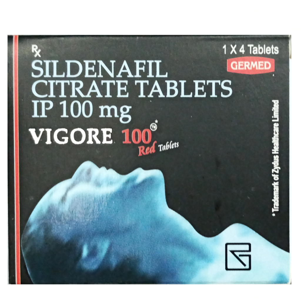 VIGORE 100 RED TABLET 4 Tablets CosMedPlanet